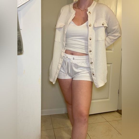 Cream waffle-knit - Picture 2 of 13